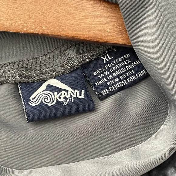 Kanu Surf Rash guard Shirt Size XL Short Sleeve Swim Sun Protection - Picture 3 of 4